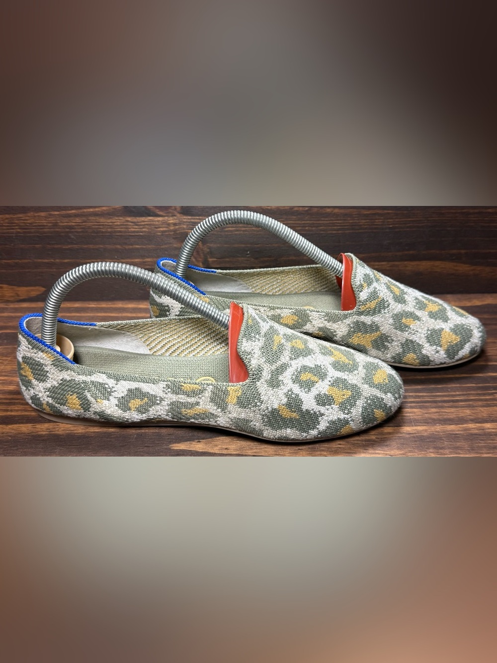 Rothys Smoke Spot Women’s Size 9 Shoes Leopard Print Slip On Flats - Picture 5 of 7